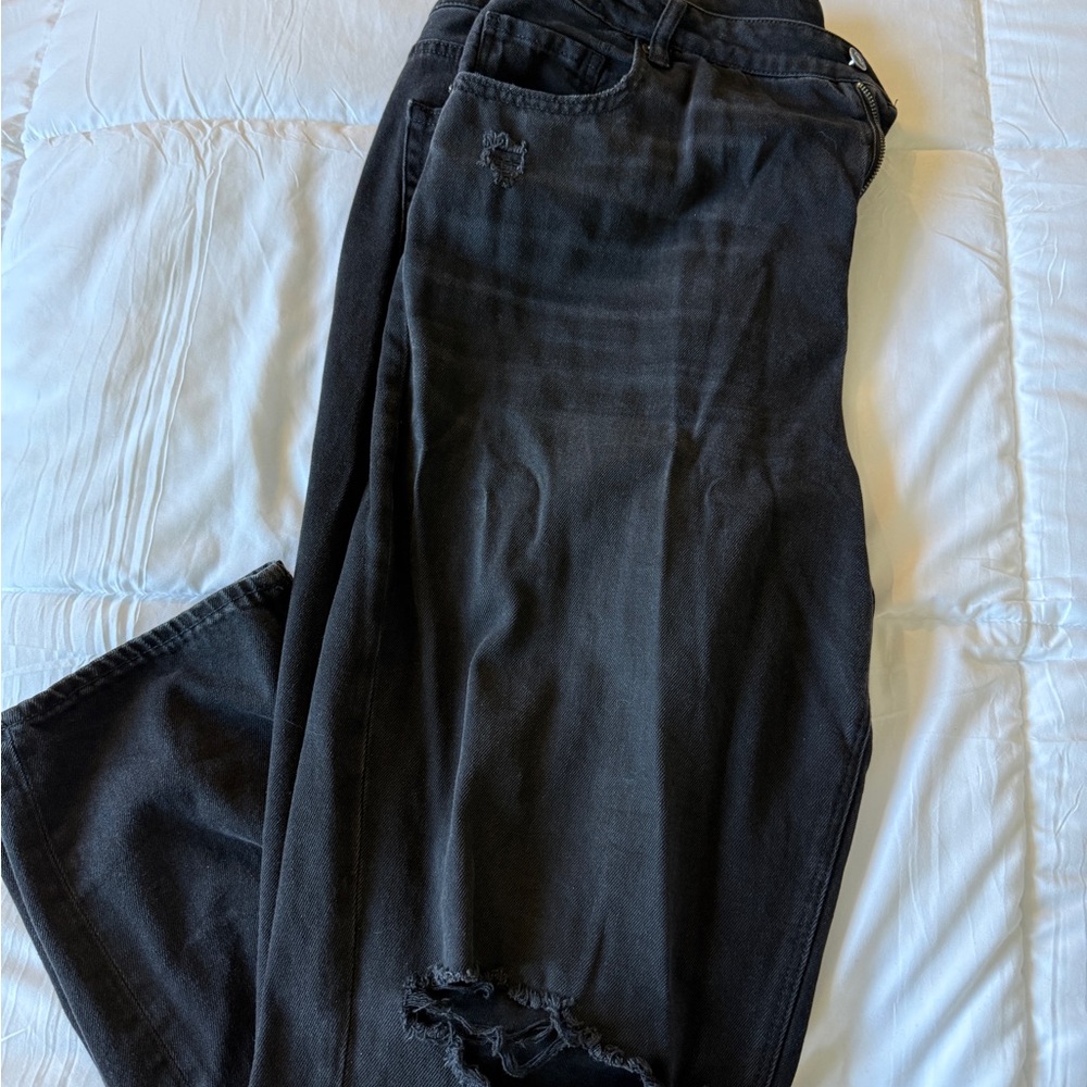 American Eagle Outfitters Black Straight Leg Jeans